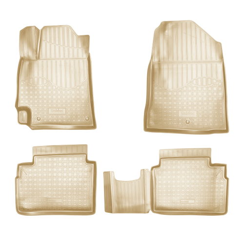 Ковры в салон Norplast/Unidec для Hyundai Elantra VI в кузове AD (2016-), Бежевый, арт.NPA11-C31-063-B