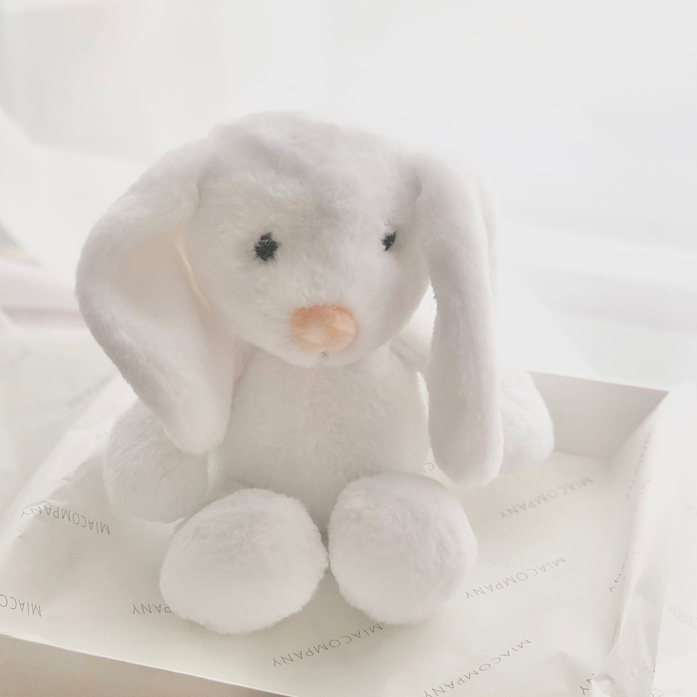 Зайчик «Обнимашка», белый, 30 см