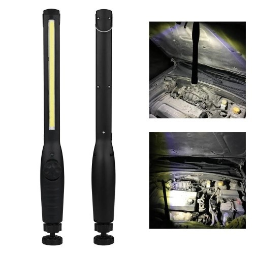 Переноска фонарь автономная, аккумуляторная с зарядкой, LED, с регулировкой яркости (магнит) (KPR)