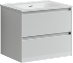 Тумба с раковиной Sancos Cento, 59 см., эмаль белый, CN60W