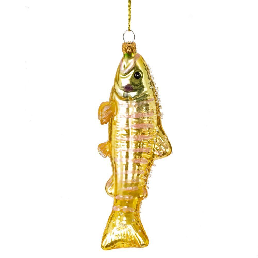GAEM Украшение новогоднее "Рыба", L6 W6 H16 см