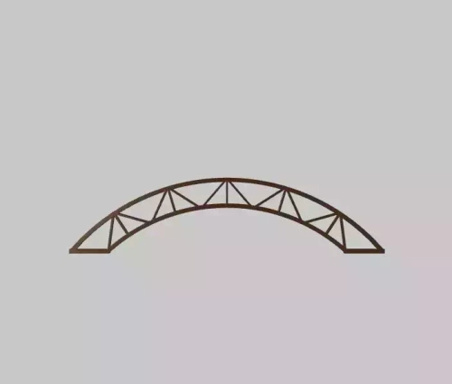 Ферма для навеса арочная 5.5м