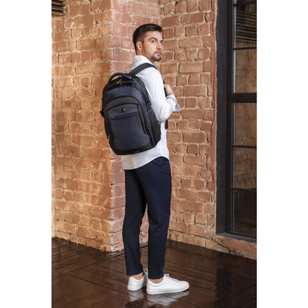 Рюкзак BRAUBERG URBAN универсальный, с отделением для ноутбука, крепление на чемодан, Practic, 48х20х32 см, 229874