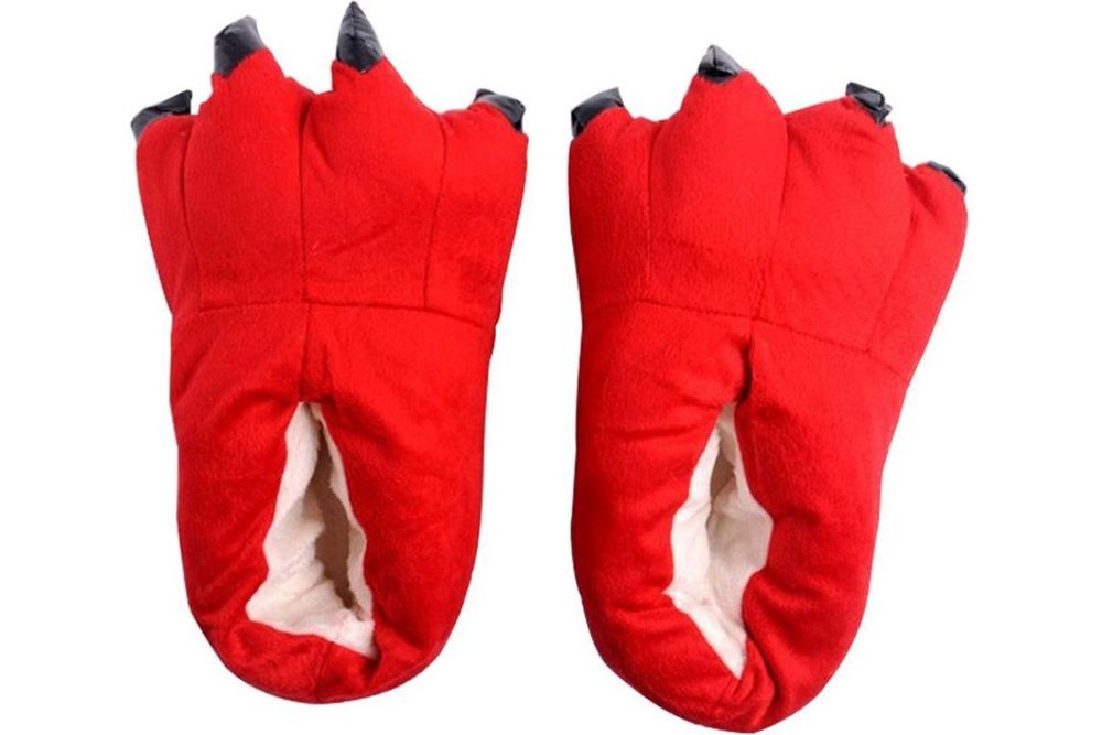 Тапки-лапки Funfur M Красный