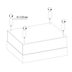 МЯГКАЯ МЕБЕЛЬ, Пуф LOFT. Цвет DREAM 3