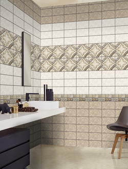 Панель ПВХ фотопечать с глиттером Фаина 2700х250мм