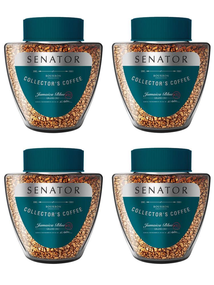 Кофе растворимый Senator Jamaica Blue 85 г x 4 шт