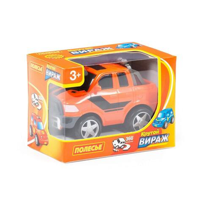 Машина ин. гоночная "Крутой Вираж" № 4, в коробке (Полесье)