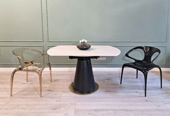 Стол обеденный раскладной круглый F328