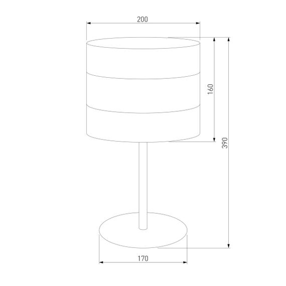 Настольная лампа TK Lighting 5056 Tago White