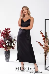 Платье 2034Н-черный Minova