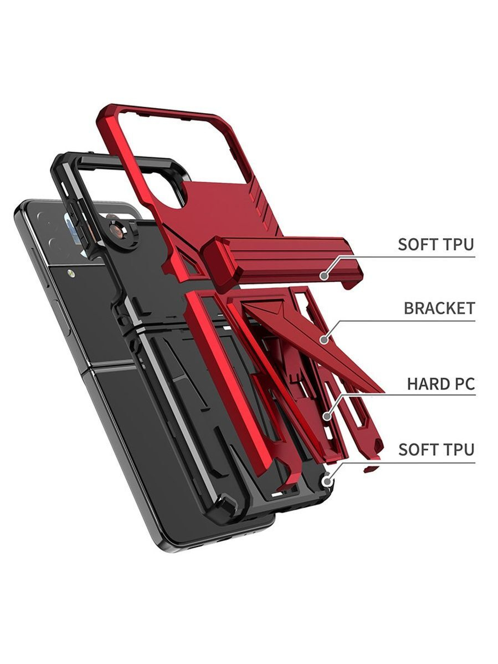 Чехол Rack Case для Samsung Galaxy Z Flip 4