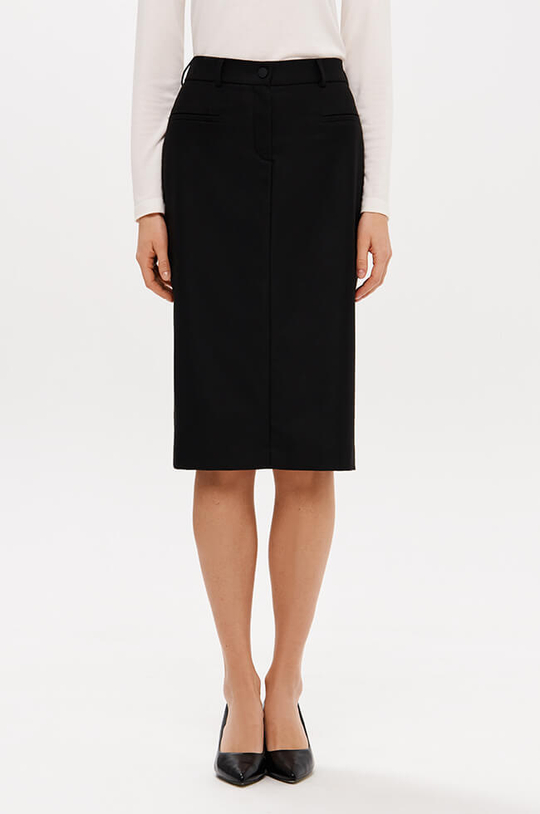 4911 Юбка женская (черный)