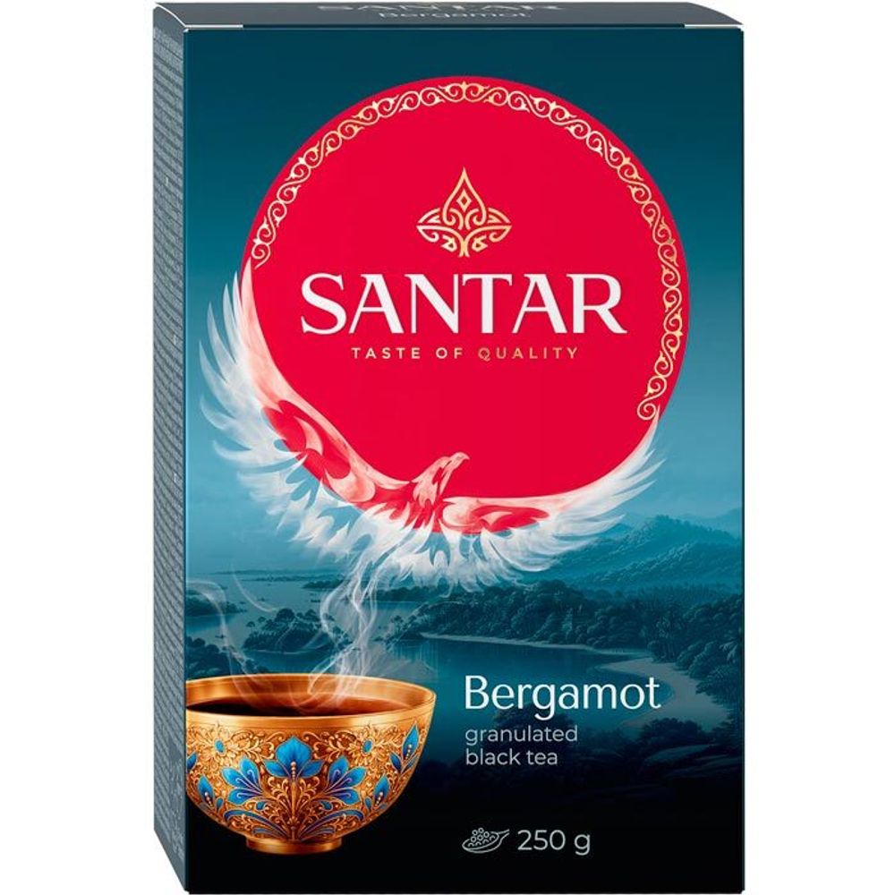 Чай SANTAR Бергамот черн.гранул  250гр