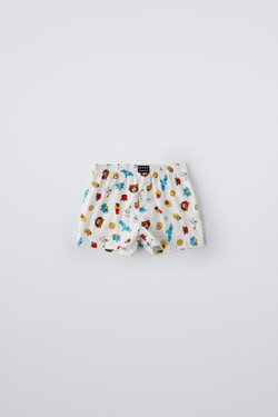 ZARA ТРУСЫ-БОКСЕРЫ X RICARDO CAVOLO, ЭКРЮ