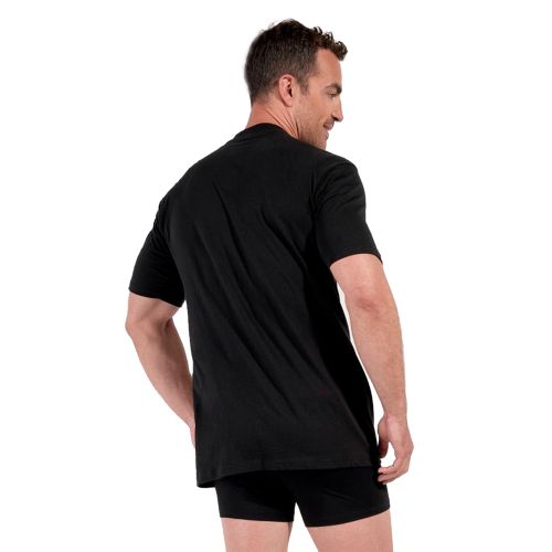 Мужская футболка черная HOM Harro 40-5508-M014