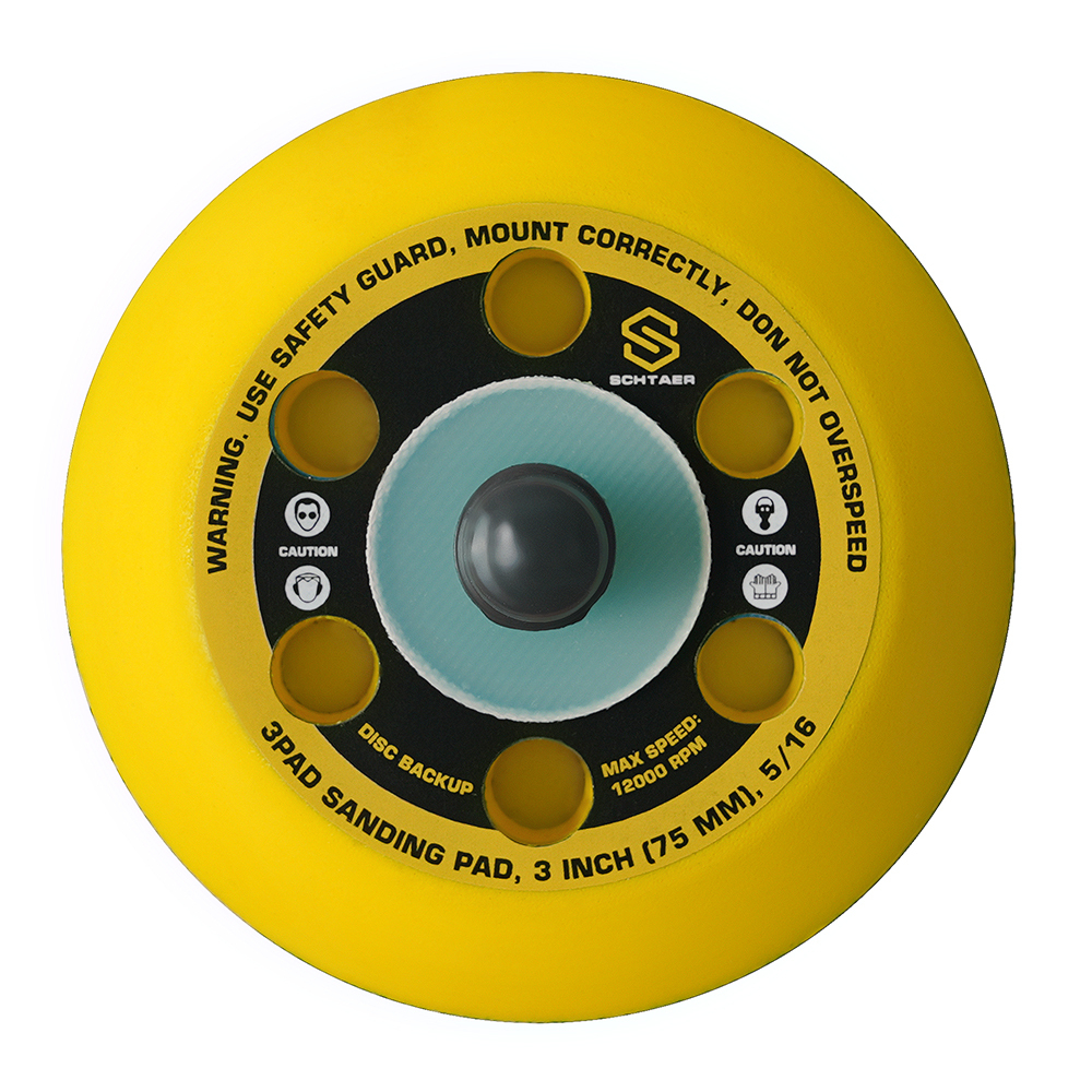 *3pad опора для шлифовальной машинки, Ø75 мм, 6 отверстий