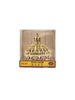 Ароматизатор для автомобиля на торпеду "Корона царская" золотистая. Запах Цитрусовый, 45 мл