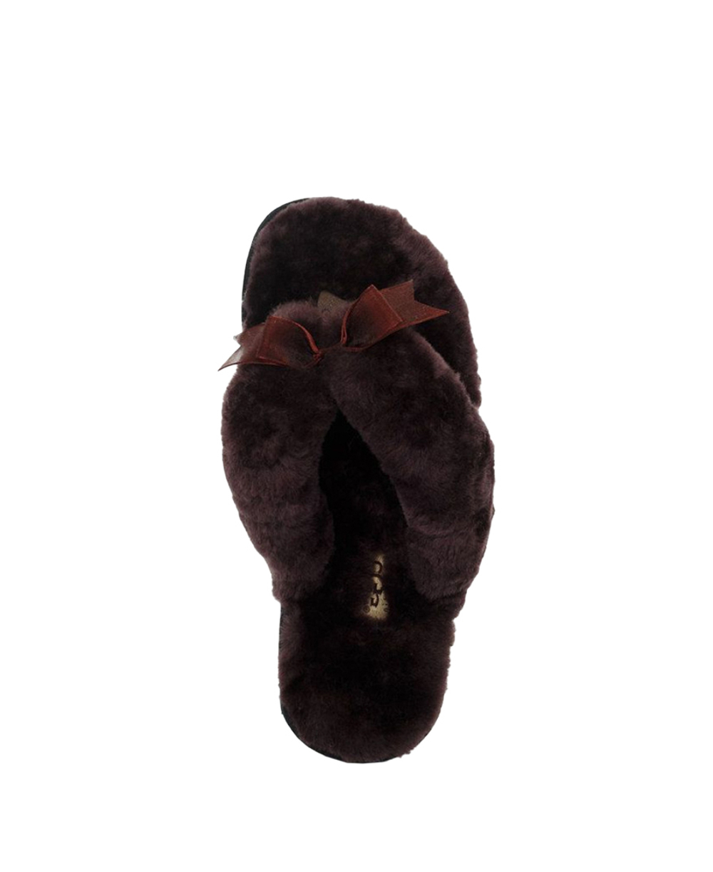 FLUFF FLIP FLOP II-chocolate