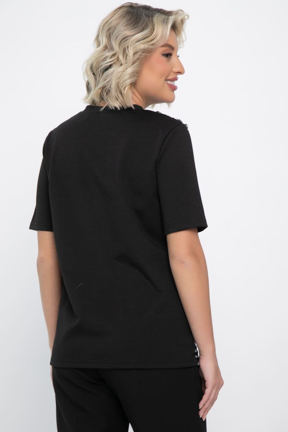 Футболка Мириам (черная) Б14811-10М LT Collection