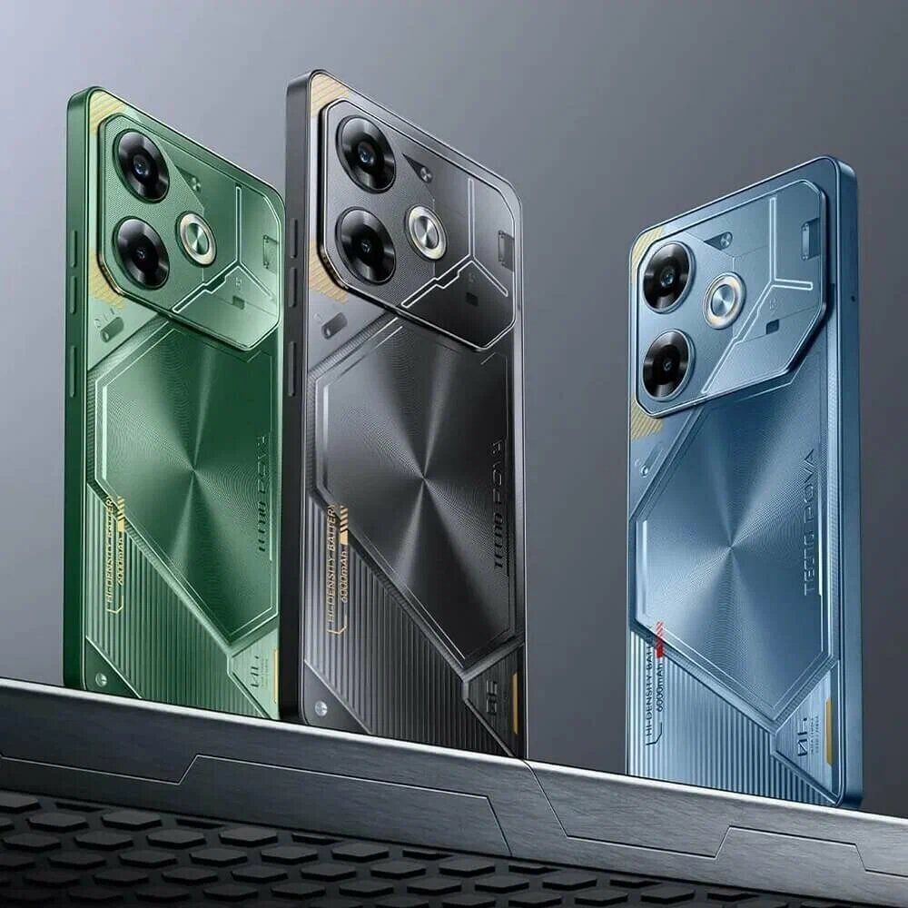 Смартфон Tecno POVA 6 12/256Gb, 2 nano SIM, 6.78", AMOLED, Green