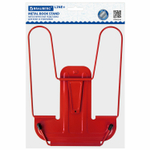 Подставка для книг и учебников BRAUBERG LINE+ металлическая бордовая европодвес (6 штук в упаковке)