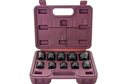 Набор головок 10 предм. (1/2) 10-24 мм ударные (THORVIK)