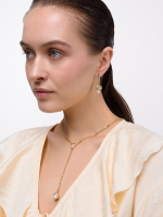 Серьги "Eye royal" Gold