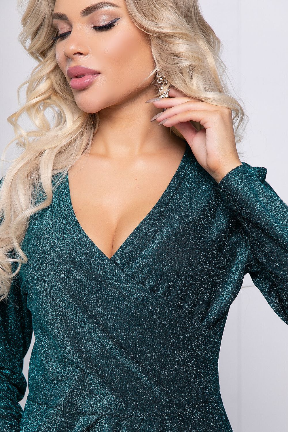 Платье "Кирстен" (изумруд) П7710 LT Collection (Акция)