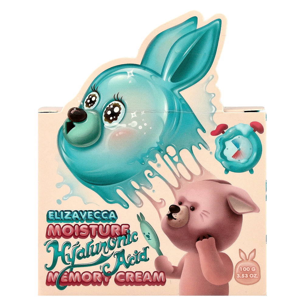 Elizavecca, увлажняющий крем с гиалуроновой кислотой, 100 г (3,53 унции)