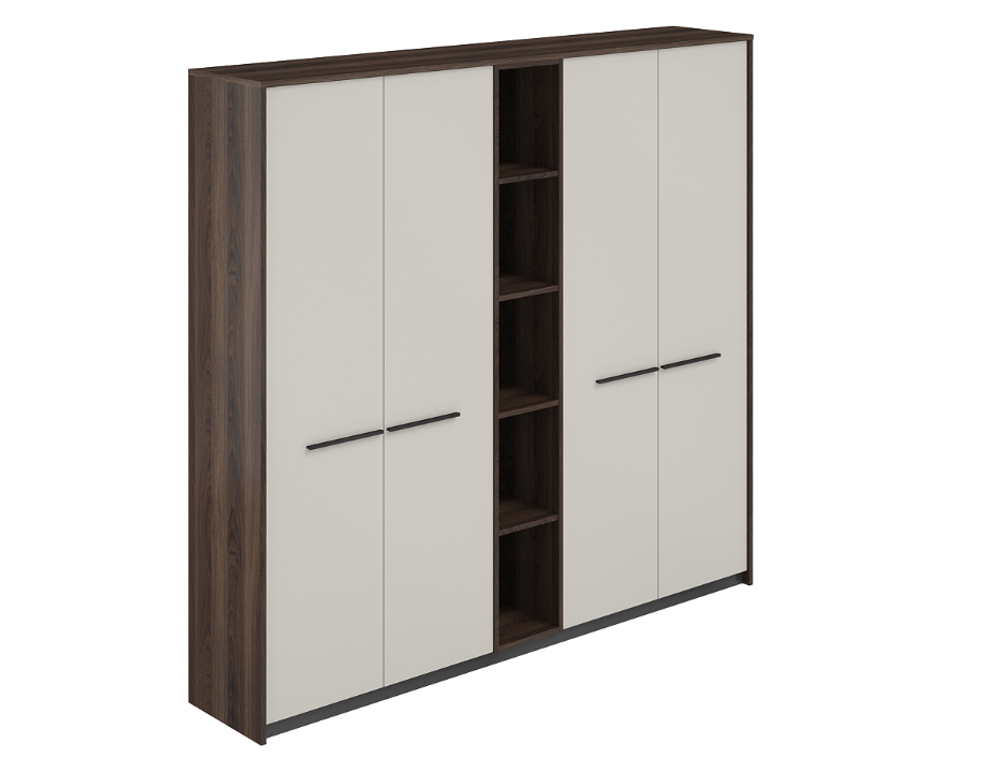 Гардероб двойной со стеллажом RF.508.DA.PG.DA REEF (РИФФ)