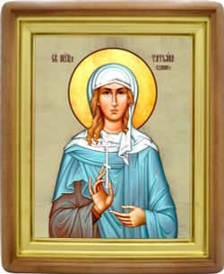 Татиана Кушнир святая мученица. Икона на холсте.