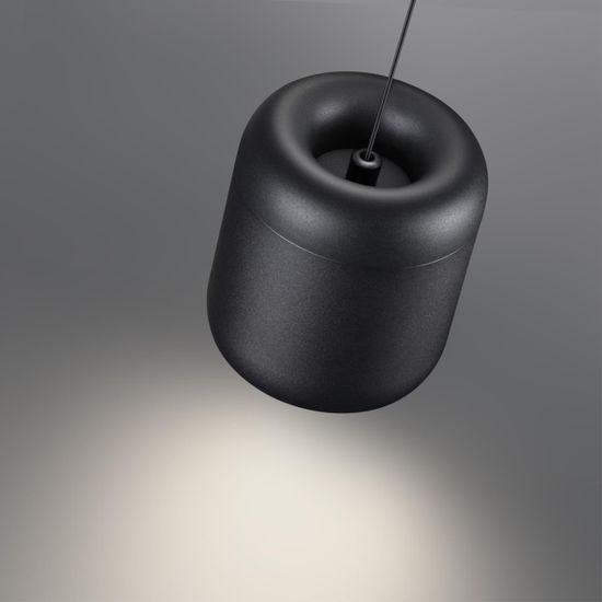 359438 OVER NT24 320 черный Светильник подвесной с механизмом регулировки высоты, провод 2м IP20 LED 10W 220-240V 3000K 650Лм LISSE