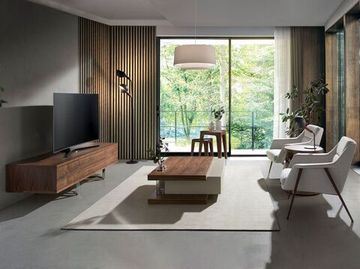 Тумба под ТВ LE312 /3045 Angel Cerda цвет орех/натуральный