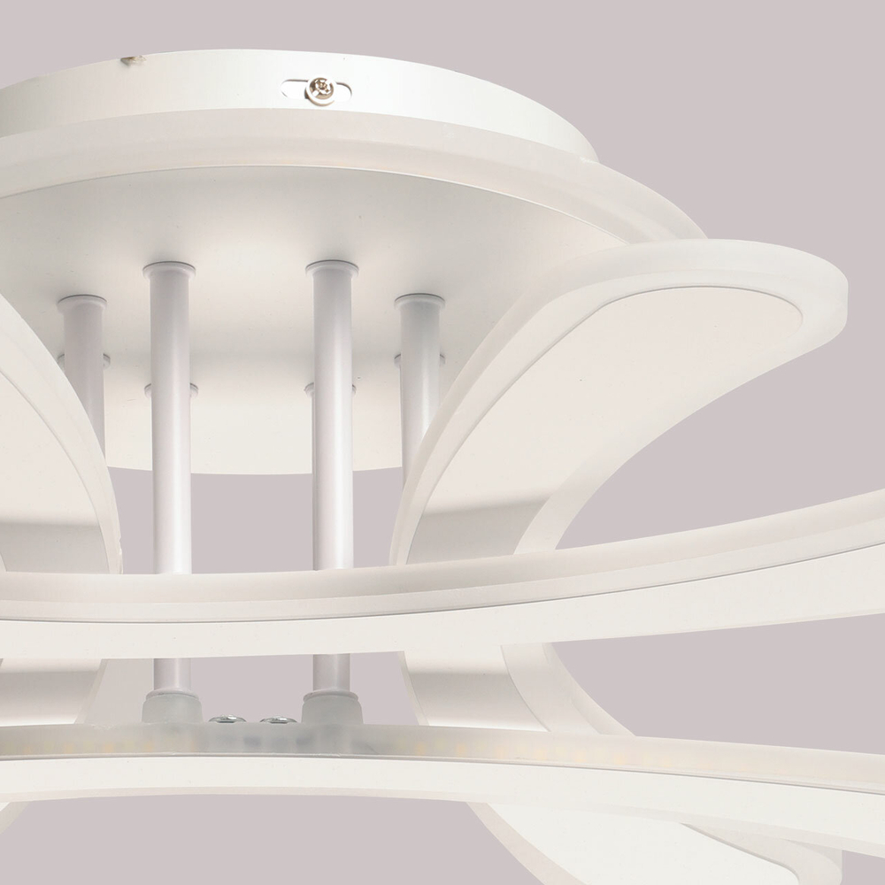 Потолочный светильник с пультом De City Оскар, LED, 142Вт, 39м²