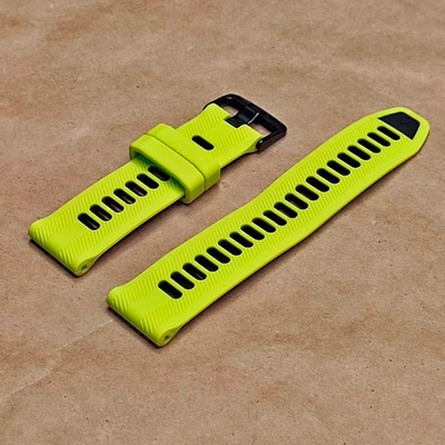 Ремешок для Garmin Forerunne 965 силиконовый 22 мм (желтый)