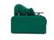 Диван Денвер 1,2 - Velutto 33 изумрудный/ коричневая накладка