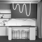 Магнитный трековый подвесной светильник Maytoni TAU TR101-2-100W3K-B