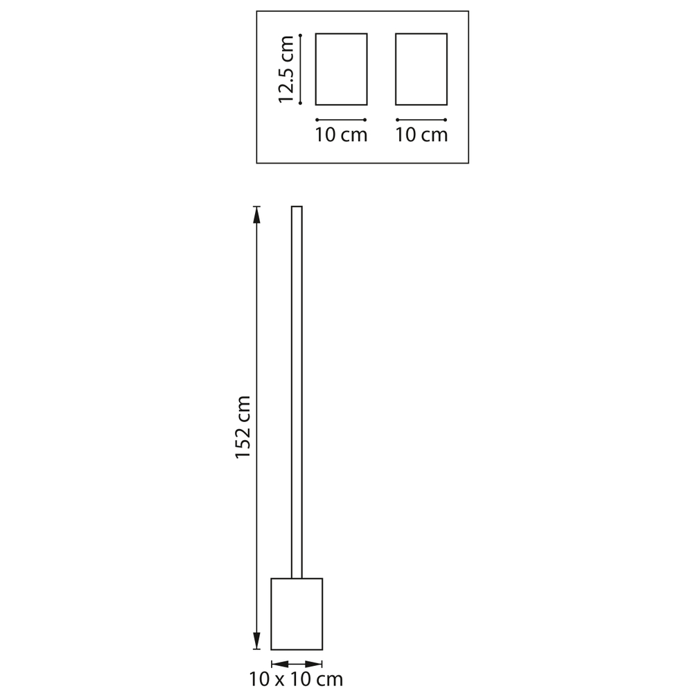 739713 Торшер PALLA 40W LED 1591LM ЗОЛОТО 3000-6000K