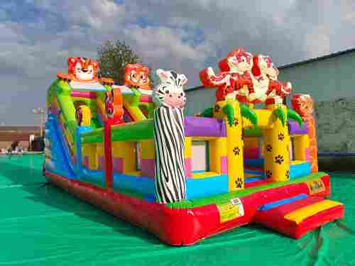 Коммерческий надувной батут «Тигриная страна 3», 9*5*5 м.