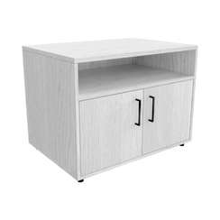 Тумба для оргтехники Континент-Pro Т56 Ясень Анкор белый 800х560х600