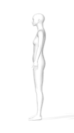 3D аватар манекена Моника