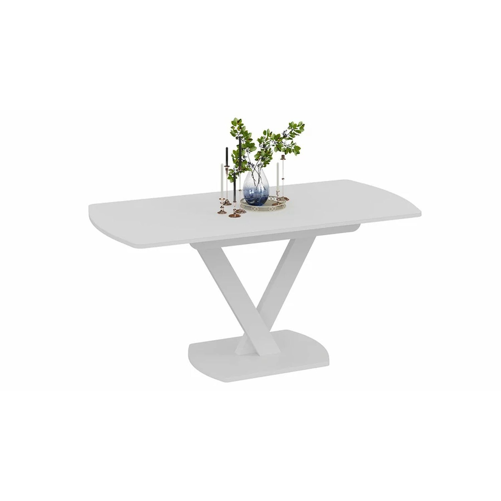 Стол кухонный обеденный раздвижной Чёрный Муар/Стекло Чёрный Мрамор, Салерно, 120х80х75 см