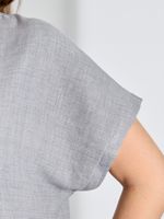 Блузка Женский каприз-3 Виотекс СЕРЫЙ (Акция)