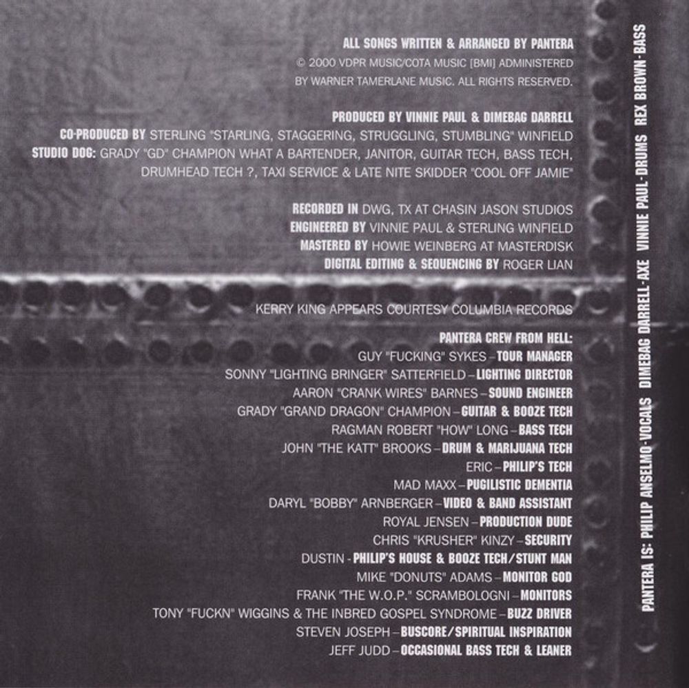 Pantera. Reinventing The Steel (CD)