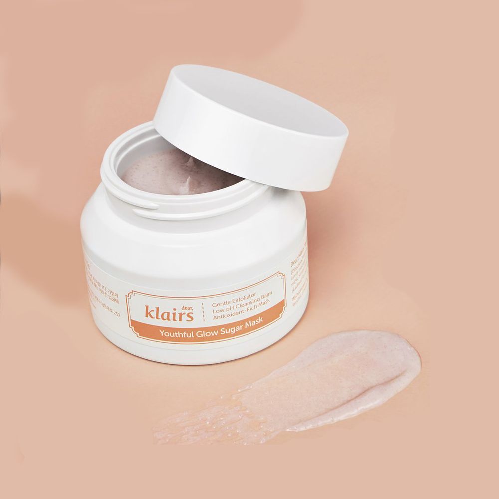 DEAR, KLAIRS Маска-скраб с каолином KLAIRS Youthful Glow Sugar Mask (110 г)