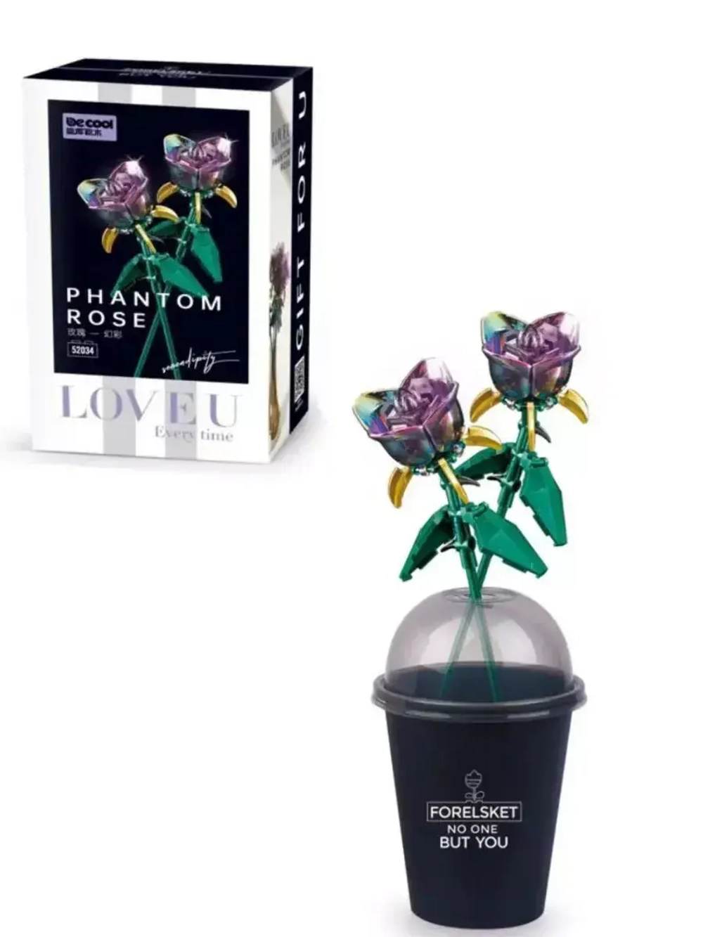 Конструктор Flowers Призрачные розы 52034