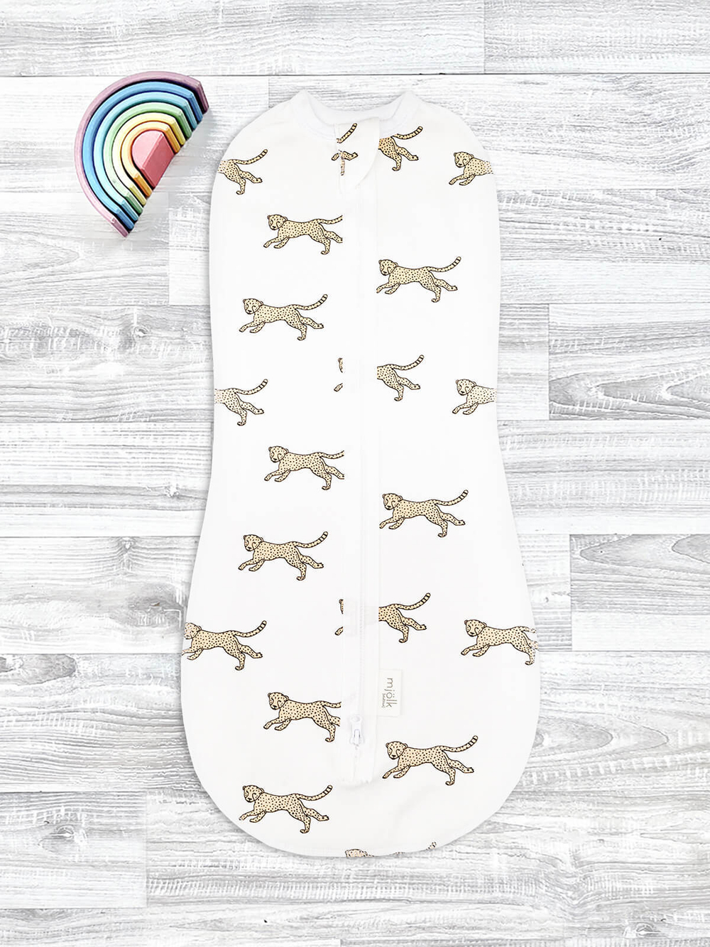 Пелёнка-кокон Mjölk Гепарды, уценка