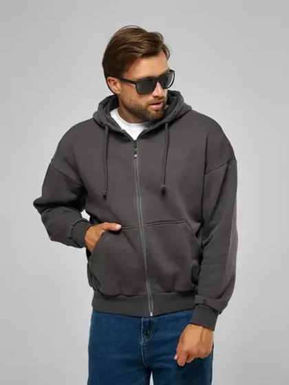 Толстовка c потертым эффектом