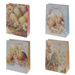 GAEM Пакет подарочный (бумага 210г/м2, блок микс 12шт), L17,5 W8,5 H24 см, 4в.